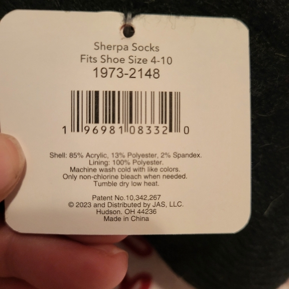 Sherpa Black and White Booties - Picture 4 of 5